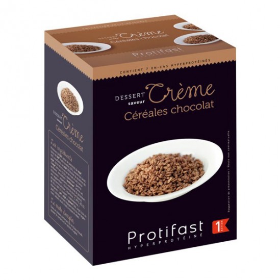 Protifast Dessert crème céréales chocolat 7 sachets x 28gr