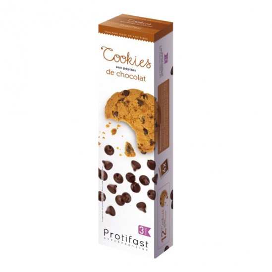 Protifast 12 cookies aux pépites de chocolat 110gr