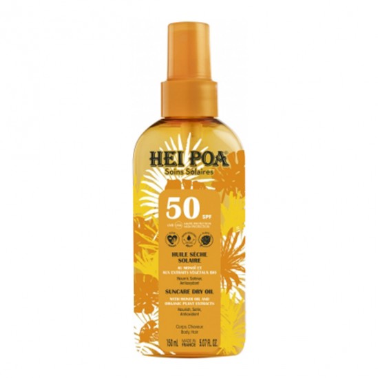 Hei Poa huile sèche solaire Monoï SPF50 - 150ml