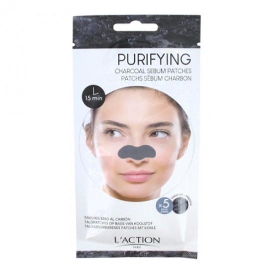 L'Action Paris patchs sébum charbon 5 sachets
