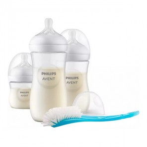 Avent coffret Natural Responce 3 biberons verre