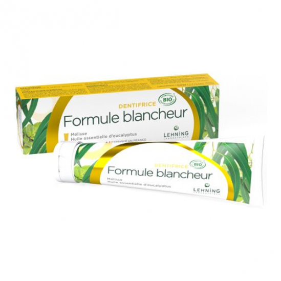 Lehning dentifrice formule blancheur bio 80gr