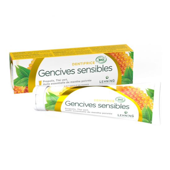 Lehning dentifrice gencives sensibles bio 80gr