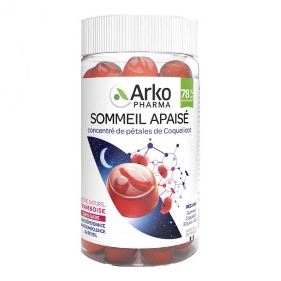 Arkopharma Sommeil Apaisé coquelicot 60 gummies