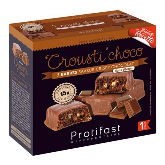 Protifast Crousti'Caramel 7 barres 308gr Protifast Crousti'Caramel 7 barres 308gr
