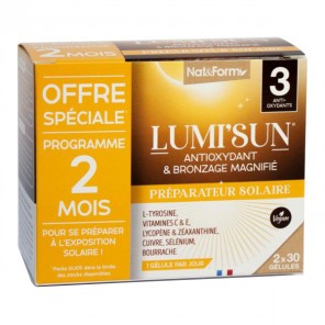 Nat & Form Lumi'Sun préparateur solaire 30 gélules