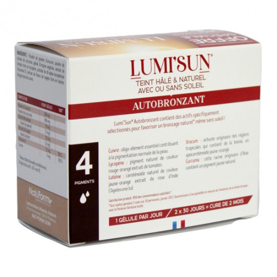 Nat & Form Lumi'Sun Autobronzant 30 gélules
