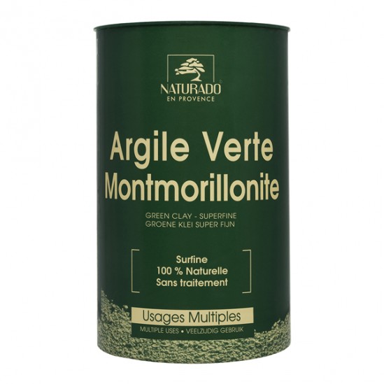 Naturado Argile surfine verte Montmorillonite 1kg Naturado Argile surfine verte Montmorillonite 1kg