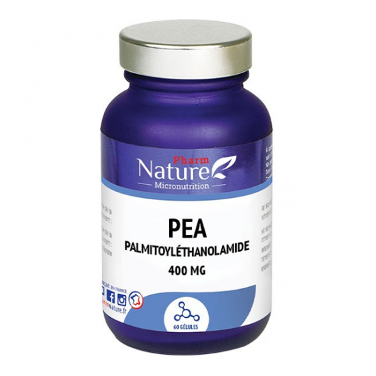 Pharm Nature PEA palmitoyléthanolamide 400mg 60 gélules