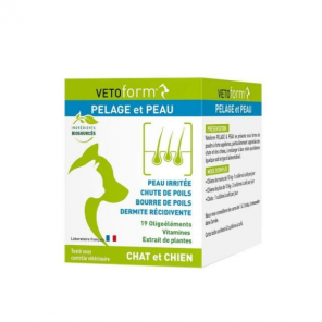 Vetoform pelage et peau chat et chien poudre 100gr