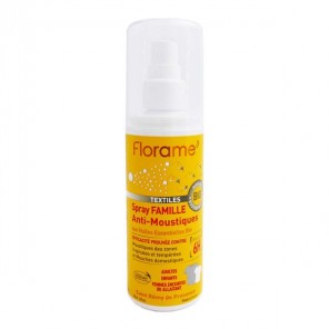 Florame spray famille anti-moustiques textiles bio 90ml