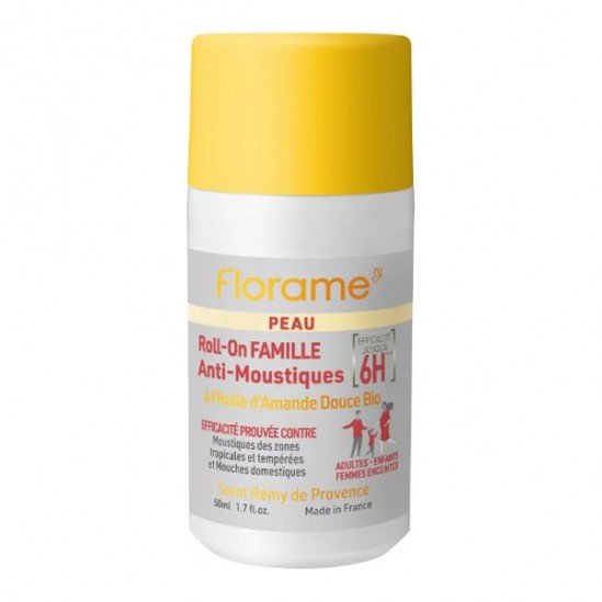 Florame Peau Roll-on Famille anti-moustiques 50ml