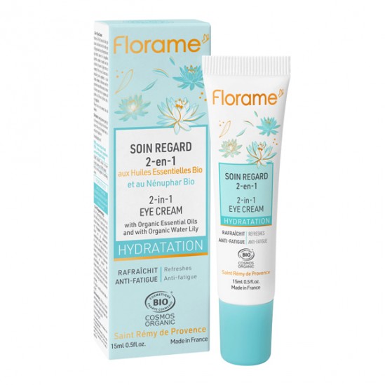 Florame Hydratation Soin Regard 2en1 - 15ml