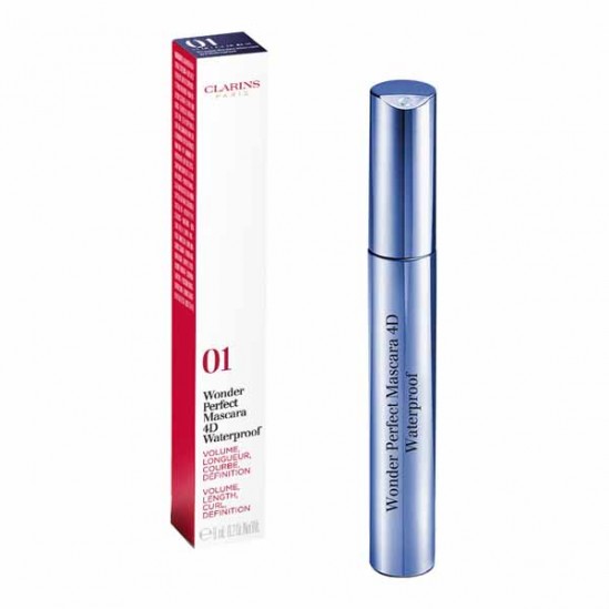 Clarins Mascara Wonder Perfect 4D Waterproof 01 perfect black