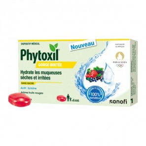 Phytoxil gorge irritée fruits rouges 16 pastilles