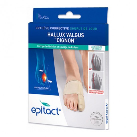 Epitact orthèse corrective jour hallux valgus oignon taille L Epitact orthèse corrective jour hallux valgus oignon taille L