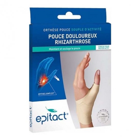 Epitact orthèse pouce souple d'activité rhizarthrose droite taille M Epitact orthèse pouce souple d'activité rhizarthrose droite taille M
