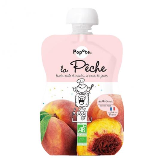 Popote La Pêche dès 4 - 6 mois bio 120gr