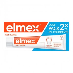 Elmex pasta dentífrica anticaries envase 2x75ml