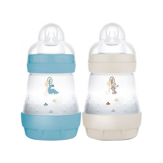 MAM Easy Start 2 biberons anti-colique 0mois+ ocean-sable 160ml