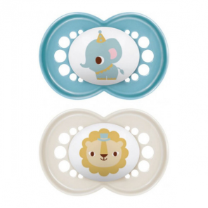 MAM Original 2 sucettes silicone +18 mois, animaux