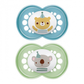 MAM Original 2 sucettes silicone +18 mois, animaux