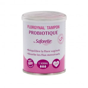 Saforelle Florgynal probiótico normal 12 tampones