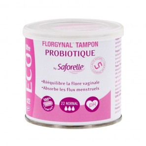 Saforelle Florgynal probiótico normal 22 tampones