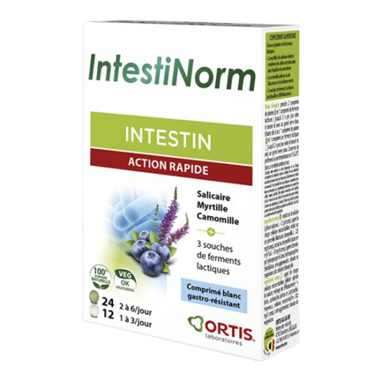 Ortis IntestiNorm Intestin Action Rapide 36 comprimés