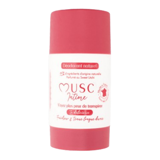 Musc Intime La Délicieuse déodorant Sweet Litchi 50gr Musc Intime La Délicieuse déodorant Sweet Litchi 50gr