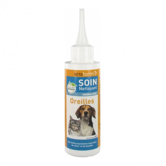 Vetoform Soin nettoyant oreilles chien & chat 100ml Vetoform Soin nettoyant oreilles chien & chat 100ml