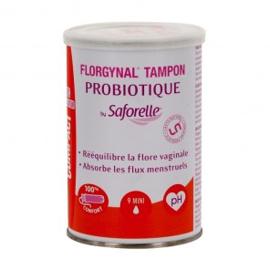 Saforelle Florgynal compacto probiótico normal 9 tampones