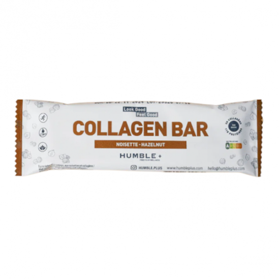 Humble+ Barre Protéinée Collagène Noisette 50gr