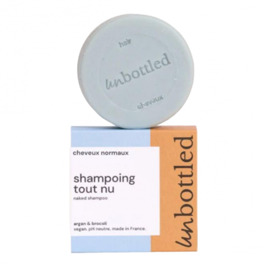 Unbottled shampoing tout nu cuir chevelu sensible 75gr