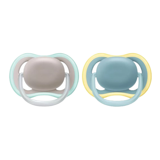 Avent Ultra Air Nighttime 2 sucettes orthodontiques 18+ mois neutre