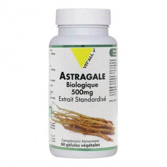 Vitall+ astragale 500mg 60 gélules Vitall+ astragale 500mg 60 gélules