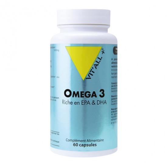 Vitall+ omega 3 1000mg 60capsules