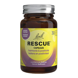 Flores de Bach Rescue Capsules armonía y positividad 30 cápsulas