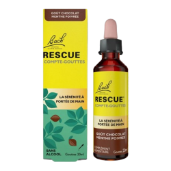 Bach Flower Remedies Rescue Cuentagotas Sabor Chocolate Menta 20ml