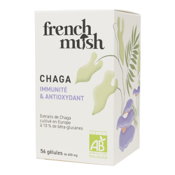 Hongo Chaga francés ecológico 56 cápsulas