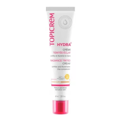 Topicrem Hydra+ crema con color de luminosidad media SPF50- 40ml