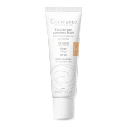 Avene Couvrance Base de maquillaje fluida correctora SPF20 N°2,5 beige 30ml