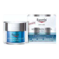 Eucerin Hyaluron-Filler +3x Effect crema-gel de noche hidratante 50ml