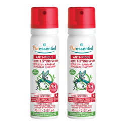 Puressentiel repelente de pulgas + spray calmante 2x75ml pack