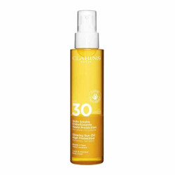 Aceite solar embellecedor Clarins Alta Protección SPF30, 150ml