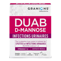 Garnions Duab D-Manosa infecciones del tracto urinario caja de 7 sobres