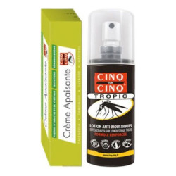 Cinq sur Cinq Dúo Crema Calmante 3en1 - 40gr + Loción repelente de mosquitos Tropic 75ml