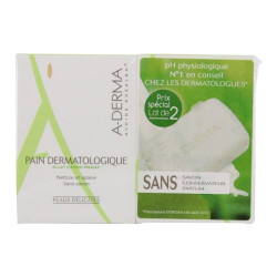A-Derma Rhealba pan dermatológico de leche de avena 2x100gr