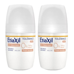 Etiaxil antitranspirante tolerancia 48h roll-on envase 2x50ml