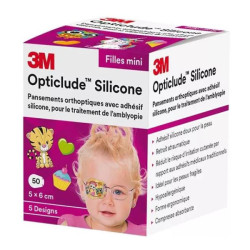 3M Opticlude Silicona 5 x 6cm 50 apósitos
